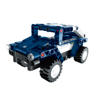 MECHANICAL MASTER 6870 POLICE OFF ROAD VEHICLE 119 PIECE STEM BUILDING BLOCK KIT