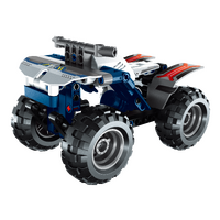 MECHANICAL MASTER 6873 POLICE QUADBIKE 121 PIECE STEM BUILDING BLOCK KIT