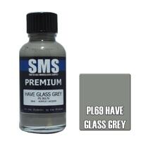 SMS PL69 HAVE GLASS GREY FS36170 PREMIUM ACRYLIC LACQUER PAINT 30ML