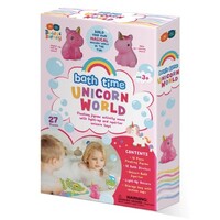 BUDDY & BARNEY BATH TIME UNICORN WORLD FLOATING JIGSAW ACTIVITY SET