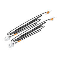 WOODLAND SCENICS JP5741  JUST PLUG LED STICK-ON LIGHTS IN  COOL  WHITE 2 PACK 25MA