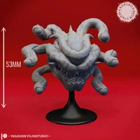 YKS DUNGEONS & DRAGONS MINIATURES BEHOLDER EYE TYRANT FLOATING XTRA LARGE