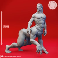 YKS DUNGEONS & DRAGONS MINIATURES MANTAUR MEDIUM