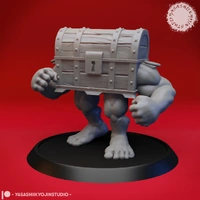 YKS DUNGEONS & DRAGONS MINIATURES MIMIC BRAWLER SMALL