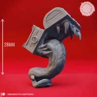 YKS DUNGEONS & DRAGONS MINIATURES MIMIC LUNGING SMALL