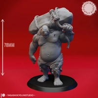 YKS DUNGEONS & DRAGONS MINIATURES OGRE BOULDER XTRA LARGE