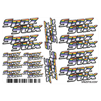 SPAZ STIX STICKER SET 6 X 4 [SZXSTICKERSET]