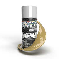 SPAZ STIX 13019 COYOTE BROWN AEROSOL PAINT FOR LEXAN BODIES 99 GRAM