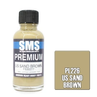 SMS PAINTS PL226 PREMIUM US SAND BROWN FS30277 ACRYLIC LACQUER 30ML
