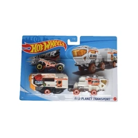 HOT WHEELS BDW51 SUPER RIGS GRT99 RED PLANET TRANSPORT DIECAST CAR