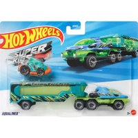 HOT WHEELS BDW51 SUPER RIGS JKN81 AQUALINER DIECAST CAR
