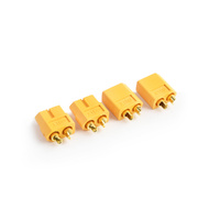 TORNADO RC TRC-0105 XT-60 PLUG SET 2 MALE 2 FEMALE PACK