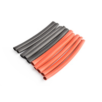 TORNADO RC TRC-1502-6 6MM PE HEAT SHRINK RED AND BLACK 10CM 5 PAIRS