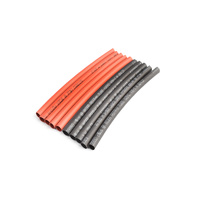 TORNADO RC TRC-1502-4 4MM PE HEAT SHRINK RED AND BLACK 10CM 5 PAIRS