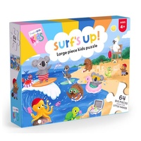 DIESEL AND DUTCH KIDS - SURFS UP LARGE PIECE JIGSAW PUZZLE 64PC
