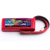 NVISION NVO1810 LIPO 3S 11.1V 2200MAH 30C DEANS PLUG STORE PICK ONLY