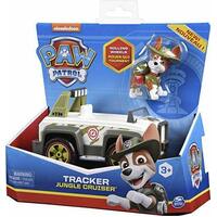 PAW PATROL BASIC VEHICLE WITH PUP - TRACKER JUNGLE CRUISER