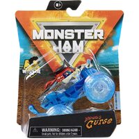 SPIN MASTER MONSTER JAM 6044941 1/64 SCALE DIECAST TRUCK WITH ACCESSORY PIRATES CURSE WITH WHEELIE BAR