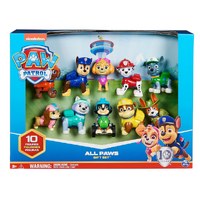 NICKELODEON PAW PATROL ALL PAWS GIFT SET INCLUDES 10 FIGURES