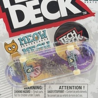 SPIN MASTER TECH DECK THRASHED SERIES MEOW SKATEBOARDS 96MM FINGERBOARD