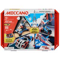 MECCANO 23201 MAKERS TOOLBOX LEVEL 3 437 PARTS INCLUDES TOOLS FOR ENDLESS CREATIONS