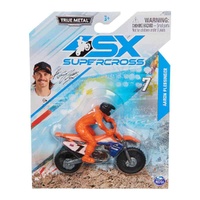 SPIN MASTER TRUE METAL SX SUPERCROSS 1/24 SCALE DIECAST MOTORBIKE AARON PLESSINGER
