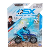 SPIN MASTER TRUE METAL SX SUPERCROSS 1/24 SCALE DIECAST MOTORBIKE ALEX MARTIN