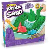 SPIN MASTER KINETIC SAND SANDBOX SET GREEN