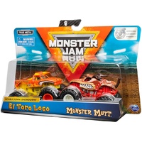 SPIN MASTER MONSTER JAM 1:64 DIECAST EL TORO LOCO VS MONSTER MUTT