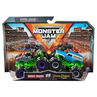 SPIN MASTER MONSTER JAM 1:64 DIECAST GRAVE DIGGER VS GRAVE DIGGER THE LEGEND