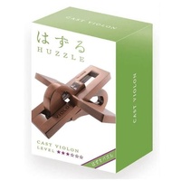 HANAYAMA HUZZLE CAST VIOLIN DISASSEMBLE AND ASSEMBLE TYPE METAL PUZZLE DIFFICULTY  LEVEL 3