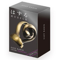 HANAYAMA HUZZLE CAST RADIX DISASSEMBLE AND ASSEMBLE TYPE METAL PUZZLE DIFFICULTY  LEVEL 5