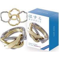HANAYAMA HUZZLE CAST RING DISASSEMBLE AND ASSEMBLE TYPE METAL PUZZLE DIFFICULTY LEVEL 4