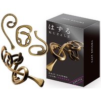 HANAYAMA HUZZLE CAST ENIGMA DISASSEMBLE AND ASSEMBLE TYPE METAL PUZZLE DIFFICULTY LEVEL 6