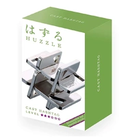 HANAYAMA HUZZLE CAST HASHTAG DISASSEMBLE AND ASSEMBLE TYPE METAL PUZZLE DIFFICULTY LEVEL 3