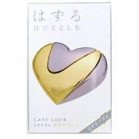 HANAYAMA HUZZLE CAST LOVE DISASSEMBLE AND ASSEMBLE TYPE METAL PUZZLE DIFFICULTY  LEVEL 1