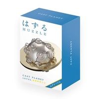 HANAYAMA HUZZLE CAST PLANET DISASSEMBLE AND ASSEMBLE TYPE METAL PUZZLE DIFFICULTY LEVEL 4
