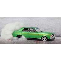 DDA DDA24829 FORD XW GS CUSTOM BURNOUT CAR WITH TWIN TURBO LS6 OPENING BOOT BONNET AND DOORS 1/24 SCALE DIECAST CAR