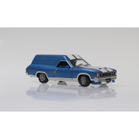 DDA DDA32851-1 FORD XC PANEL VAN BLUE WITH WHITE STRIPES 1/32 SCALE DIECAST