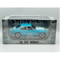 DDA S-AB-01 HOLDEN HQ GTS MONARO BLUE/WHITE SFRAGISMENO SEALED BODY 1/24 SCALE DIECAST