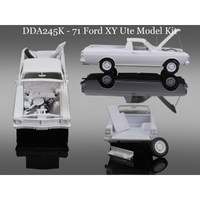 DDA DDA245K FORD FALCON XY STANDARD UTE SEALED BODY OPENING TAILGATE AND BONNET 1/24 SCALE PLASTIC MODEL KIT