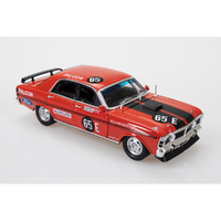DDA COLLECTABLES DDA2495-R65 FORD XY GTHO 1971 BATHURST WINNER #65E ALLAN MOFFAT OPENING DOORS, BONNET AND BOOT 1/24 SCALE DIECAST CAR