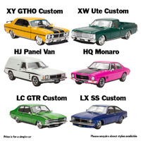 DDA MS24GREEN HOLDEN LC TORANA CUSTOM GREEN SFRAGISMENO SEALED BODY 1/24 SCALE DIECAST