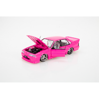 DDA DDA704 HOLDEN VL WALKINSHAW CUSTOM PINK OPENING DOORS, BONNET AND BOOT  1/24 SCALE DIECAST CAR