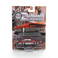OZ WHEELS FSD6-6 HOLDEN VL CALAIS TWO TONE RED SILVER LIMITED EDITION 1/64 SCALE DIECAST CAR