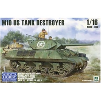 ANDYS  HOBBY HEADQUARTERS AHHQ-006 M10 U.S. TANK DESTROYER  1/16 SCALE PLASTIC MODEL KIT  INCLUDES  FULL FIGURE