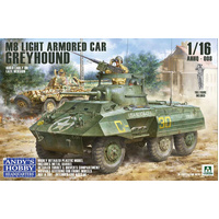 ANDYS HOBBY HQ AHHQ-008 M8 GREYHOUND LIGHT ARMOURED CAR 1/16 SCALE PLASTIC MODEL KIT