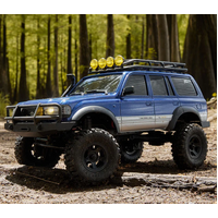 FMS 1/18 TOYOTA LANDCRUISER FCX18 LC80 SCALE CRAWLER BLUE READY TO RUN