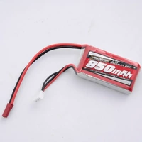 FMS PRBAT002 7.4V 850MAH 25C JST PLUG red