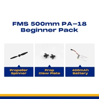FMS FMSEX115 BEGINNER PACK PROPELLER & BATTERY FOR 500MM PA-18